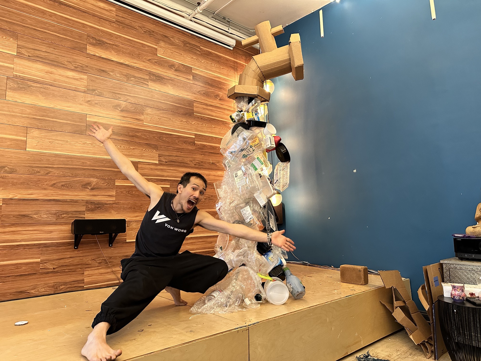 Cardboard Giant Plastic Tap