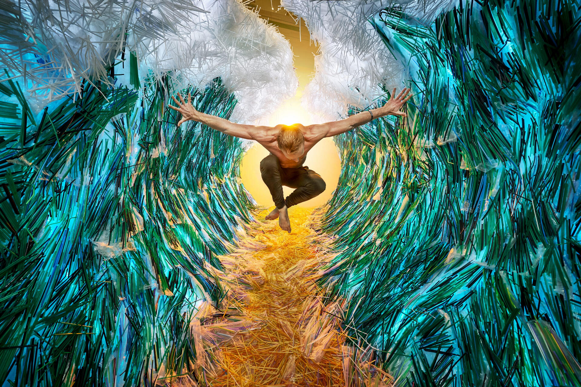 Strawpocalypse — 168,000 straws collected off the streets